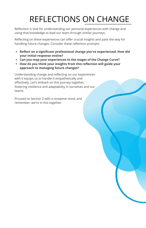 [Learning & Reflection Journal] Lead through Change