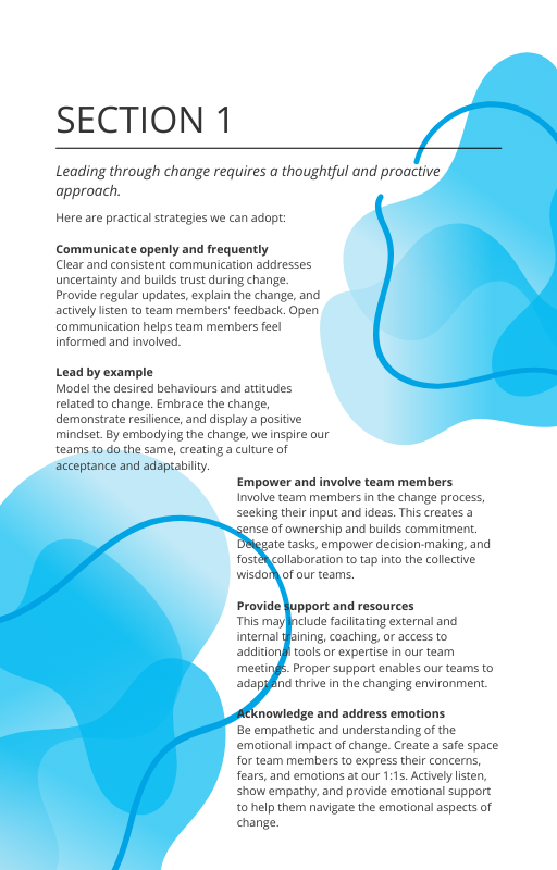 [Learning & Reflection Journal] Lead through Change